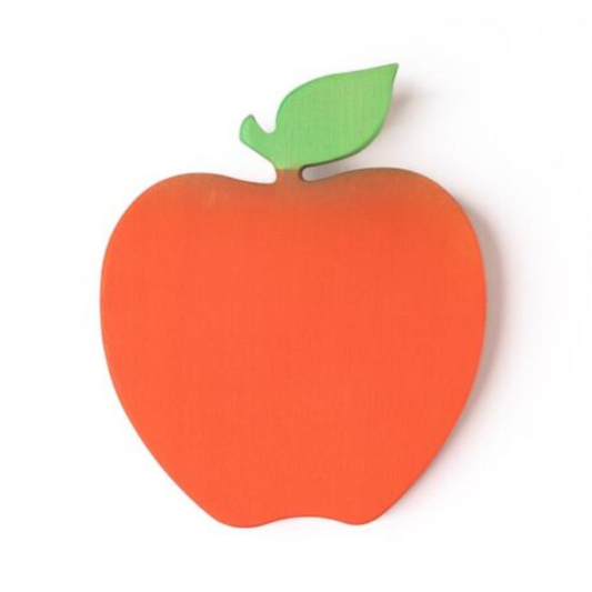 Apfel in knackigem rot