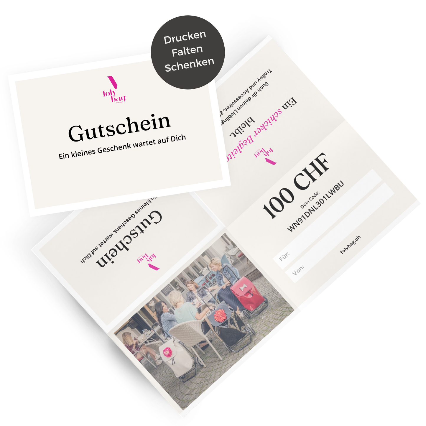 Folybag Geschenkgutschein CHF 100